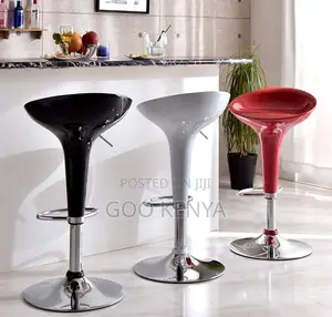 Home Stool; Adjustable Metal Plastic Bar Stools for Counter Seating