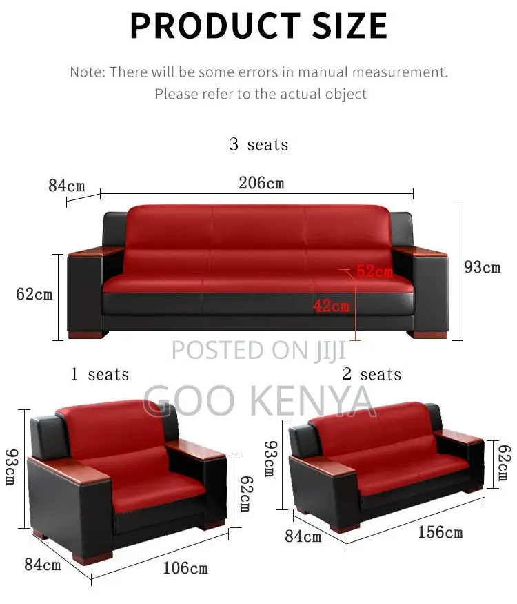 Home Sofa; Modern Multi-Use Leather Sofa for Home Commercial Use