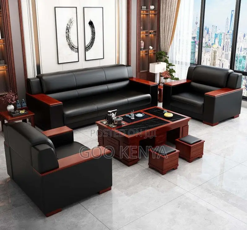 Home Sofa; Modern Multi-Use Leather Sofa for Home Commercial Use