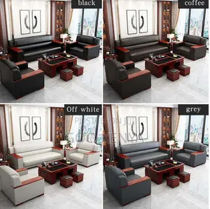 Home Sofa; Modern Multi-Use Leather Sofa for Home Commercial Use