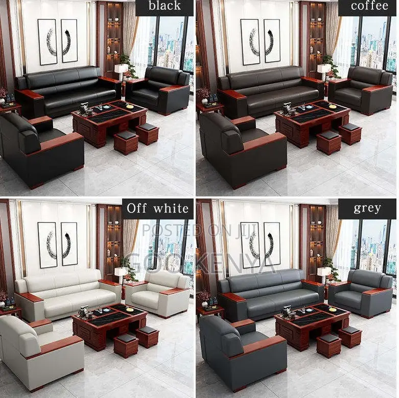 Home Sofa; Modern Multi-Use Leather Sofa for Home Commercial Use