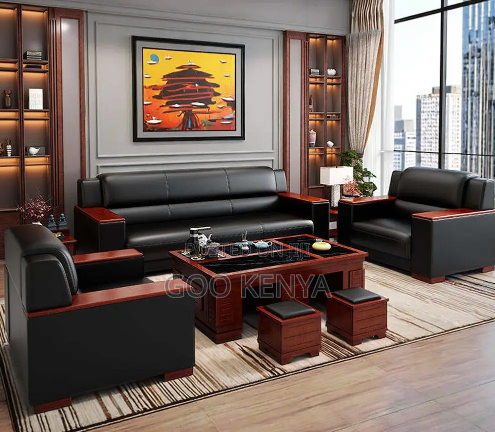 Home Sofa; Modern Multi-Use Leather Sofa for Home Commercial Use