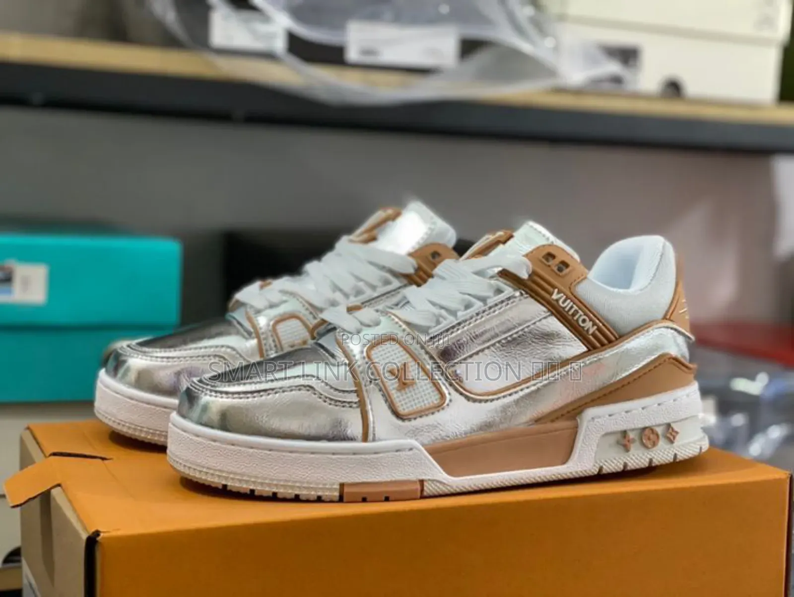 Louis Vuitton Trainer Silver