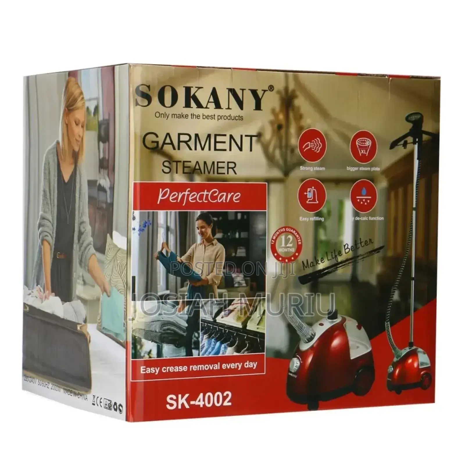 *Stand Alone Garment Steamer 1.6l* *Sk-4002 Model*