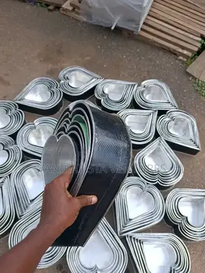 Cake Tins, Love Moulds Galvanized Cake Tins