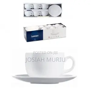Luminarc Temp Essence White Cup and Saucer