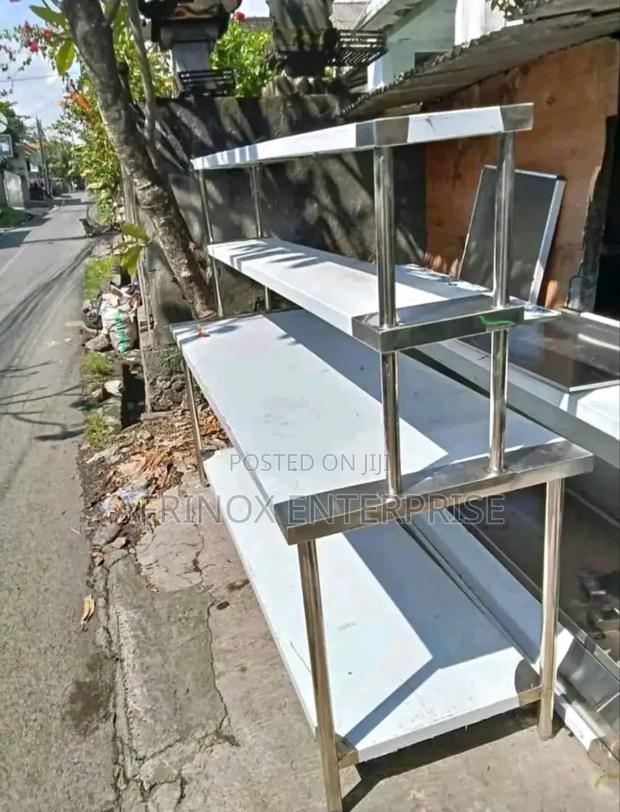 Modern Stainless Tables, Kitchen Chefs Working Tables - main view