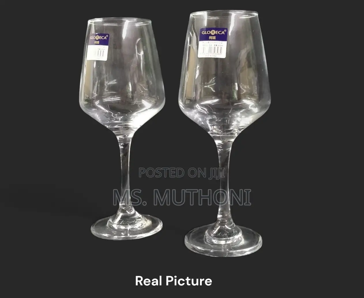 6 PCS Wine Glasses 435ml