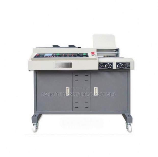 Heavy Duty Hot Melt Glue Binding Machine Suitable for Art Paper