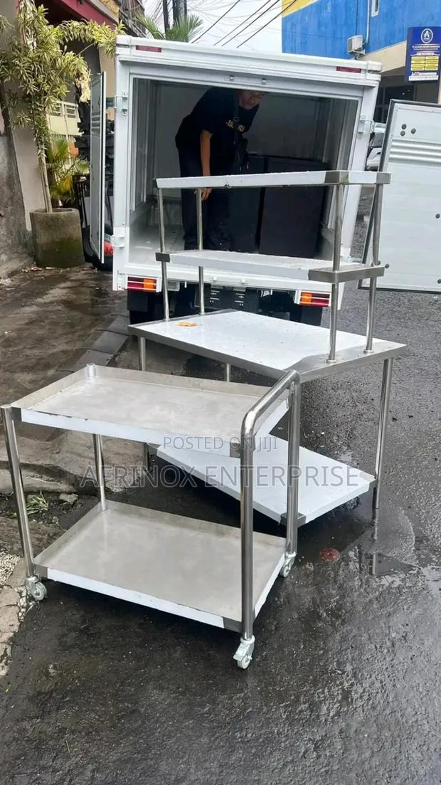 3 by 2 Feet's Kitchen Working Food Trolley - main view