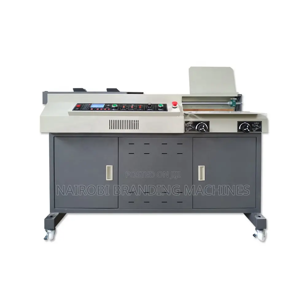 Single Gluing Roller Hot Glue Book Binding Machine