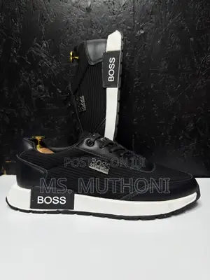 Black / White H. Boss Casual Sneakers