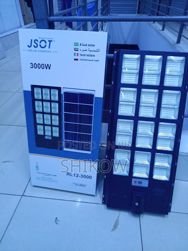 Jsot 3000w Ultra Bright Solar Street Light - main view