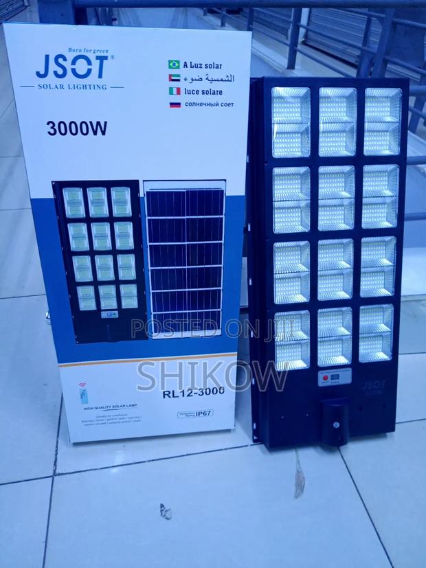Jsot 3000w Solar Street Light With Remote Sensor - main view