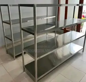 Durable Stainless Steel Rack – Perfect for Kitchen or Storage