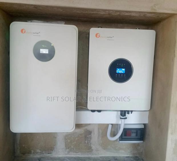 8kva - 10.26kwh Home - School - Office Lithium Off-Grid Solar System - thumbnail 3