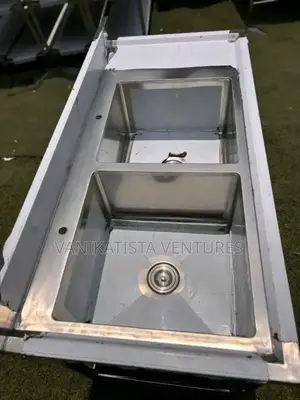 Stainless Sink, Well Spacious Double Bowls Kitchen Sink for Washing