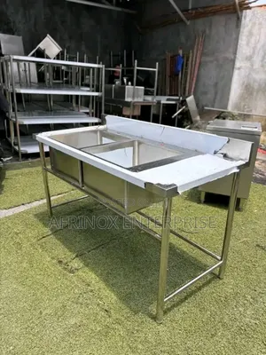 Stainless Sink, Well Spacious Double Bowls Kitchen Sink for Washing