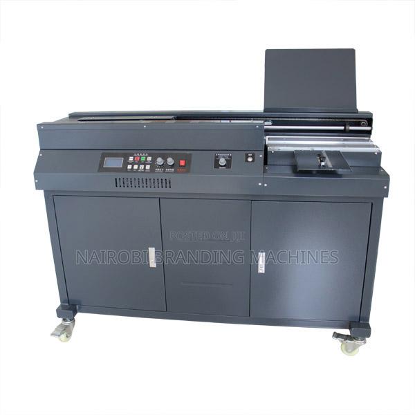 Book Spine Gluing / Automatic Glue Binding Machine for Book Notebook