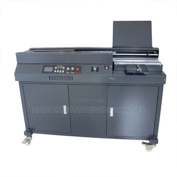 Book Spine Gluing / Automatic Glue Binding Machine for Book Notebook