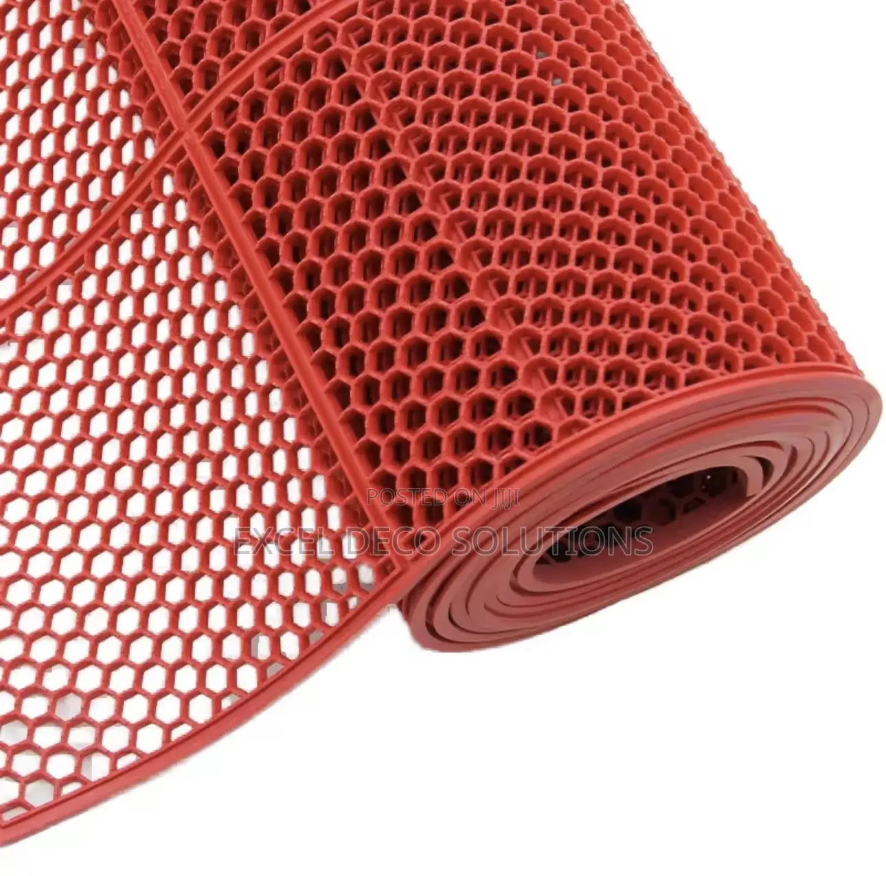Bathroom Anti Slip Red Carpet
