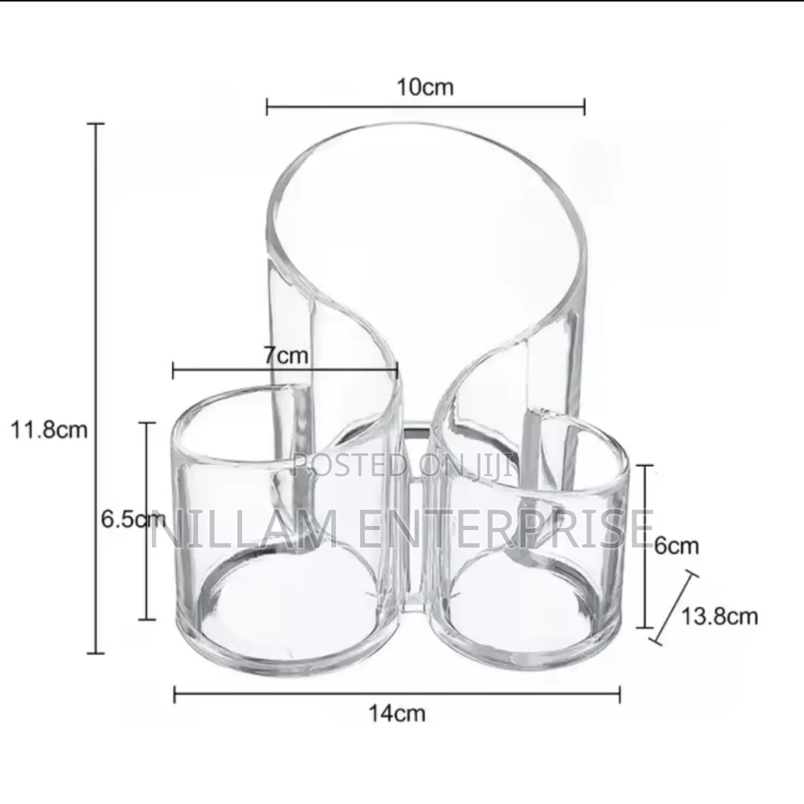 Acrylic Make Up Brush/Lipstick/Cosmetic Organizer