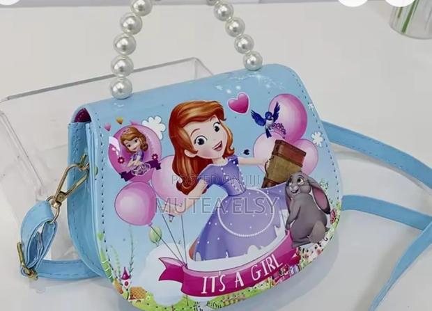 Blue, Purple Pink Kids Sling Bags