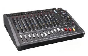 12 Channels Max Powered Mixer Usb Bluetooth 1500 X 2 Output Power - thumbnail 2