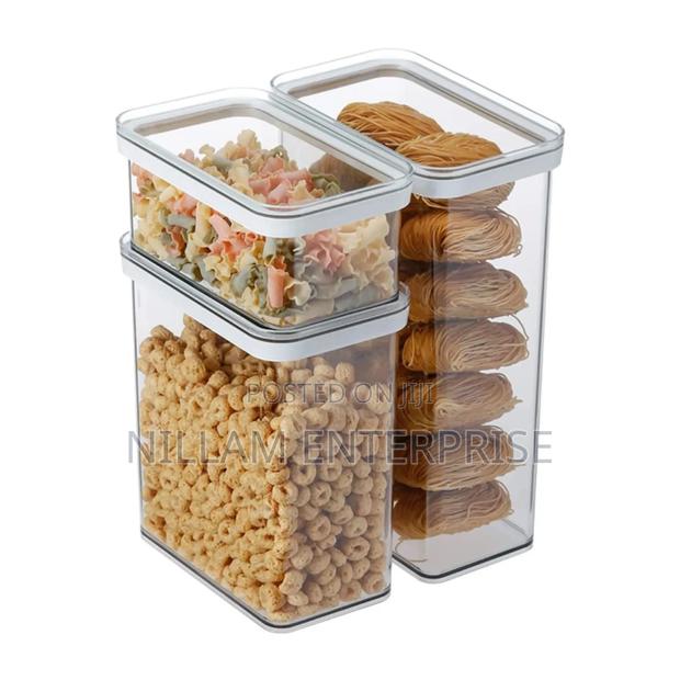 Stackable Acrylic Airtight Storage Containers - thumbnail 4