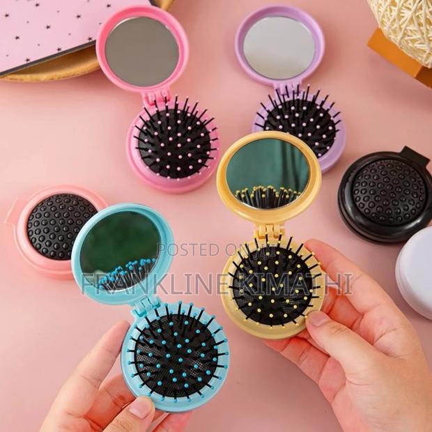 Folding Hair Comb Mirror.Kes 200 - main view