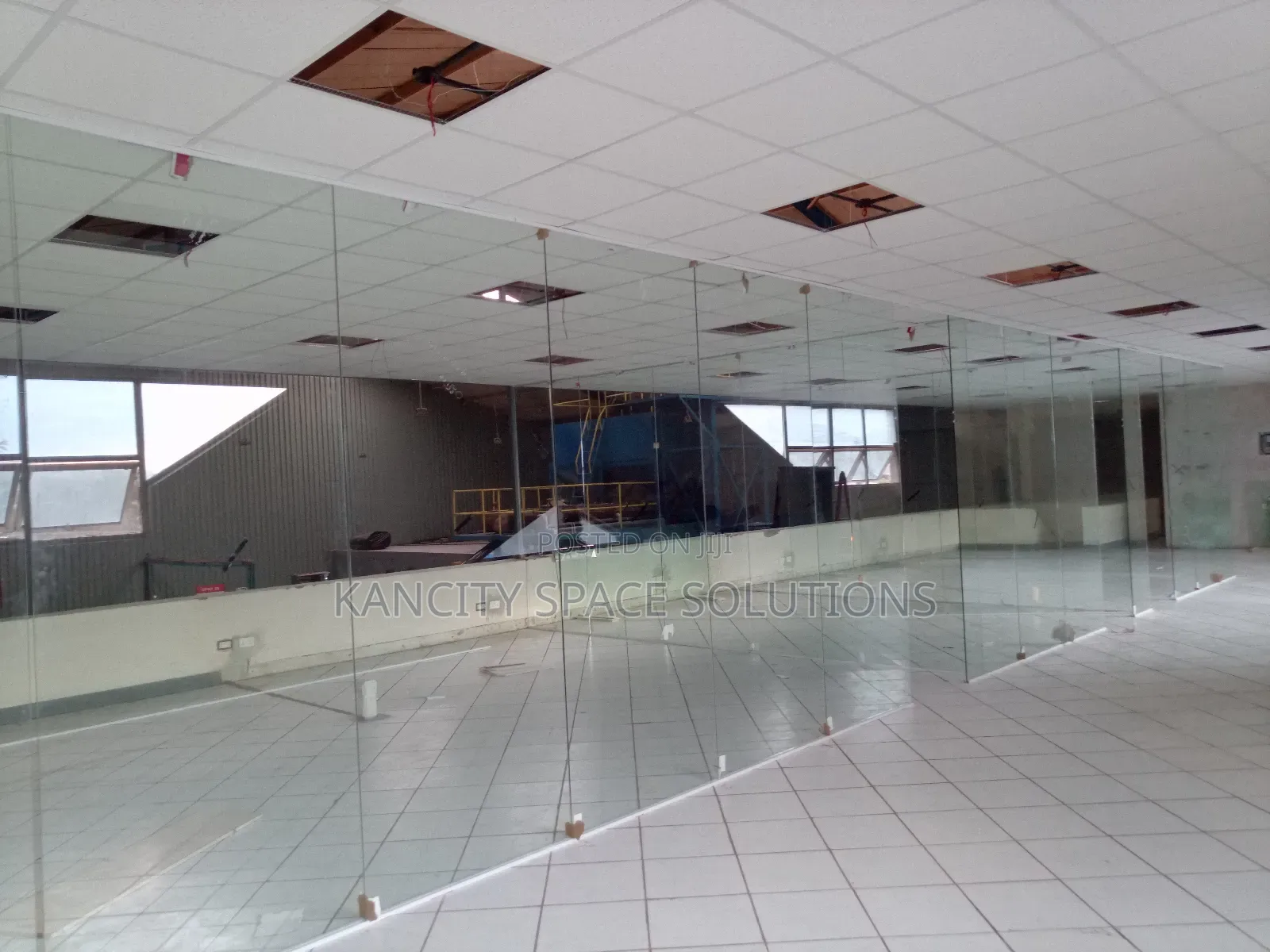 Acoustic Suspension Ceiling and Frameless Partitions