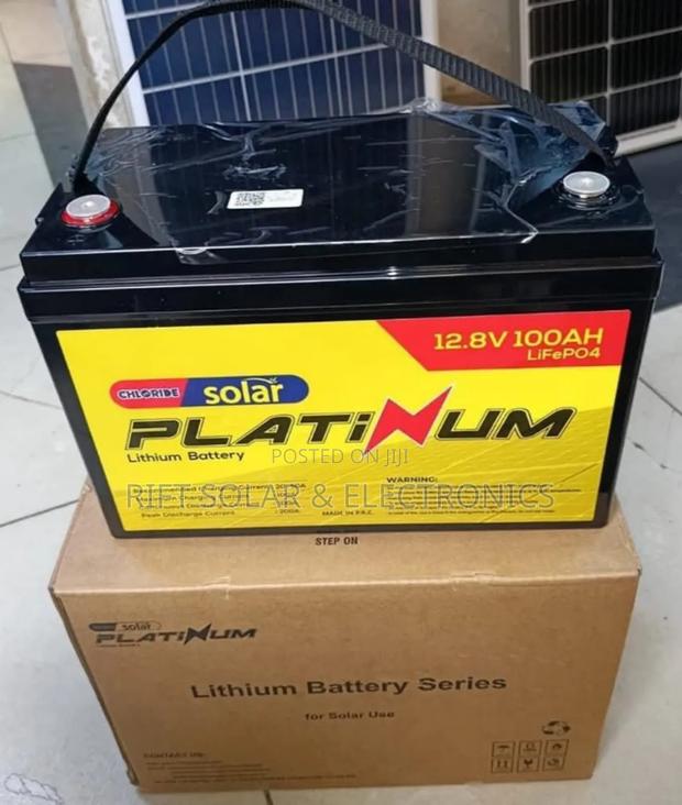 100ah - 12.8v Platinum Lifepo4 Lithium Solar Battery 5 Years Warranty