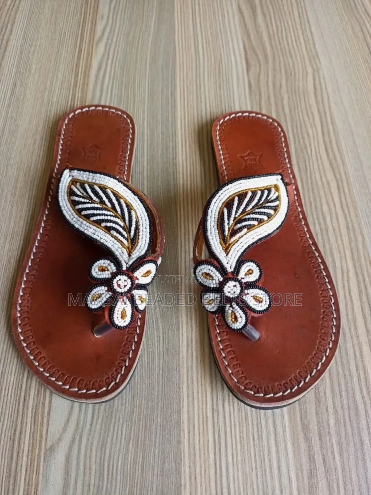 Ladies Beaded Sandals
