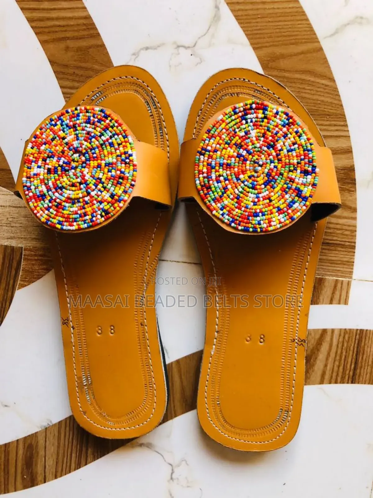 Ladies Beaded Sandals