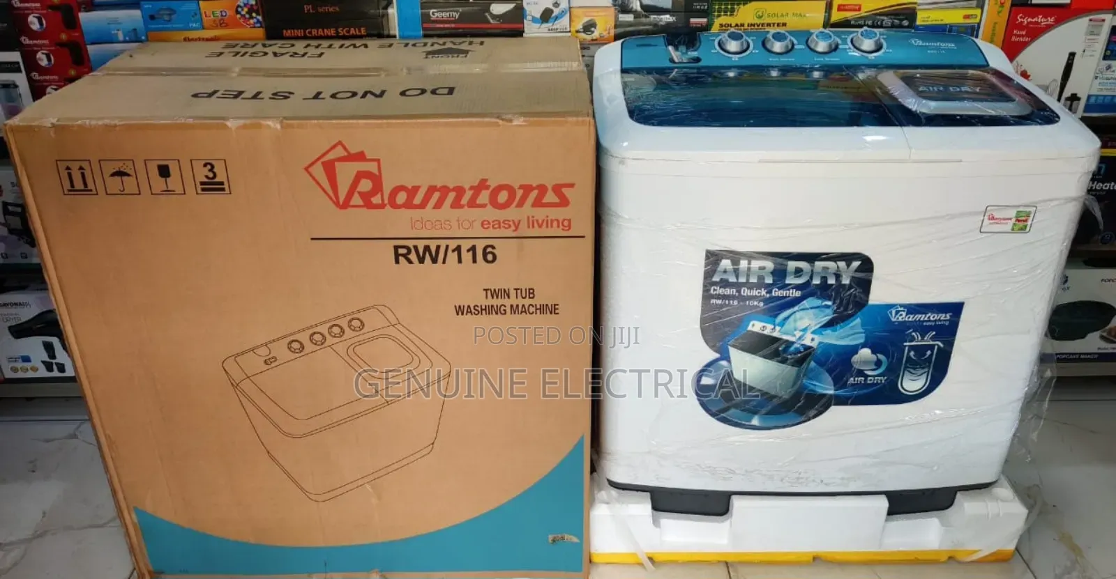 Ramtons Washing Machine 10kg Twin Tub