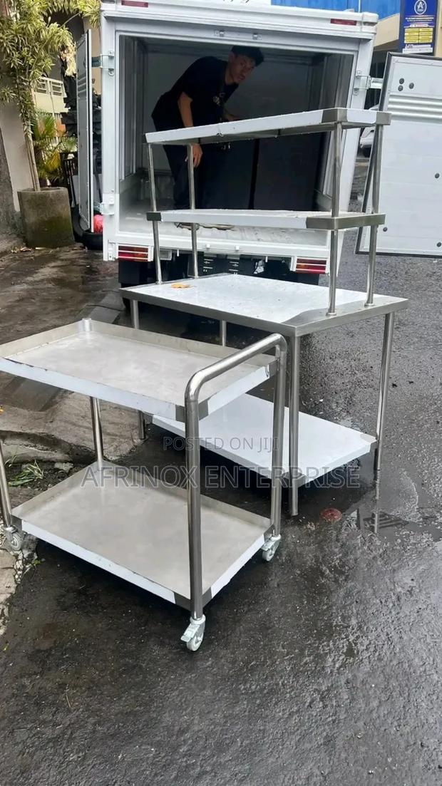 Stainless Steel Food Trolley - main view