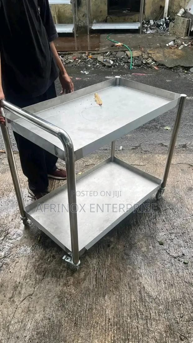 Stainless Steel Food Trolley - thumbnail 3