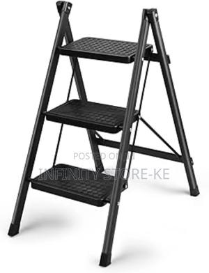 3 Step Folding Ladder - thumbnail 2