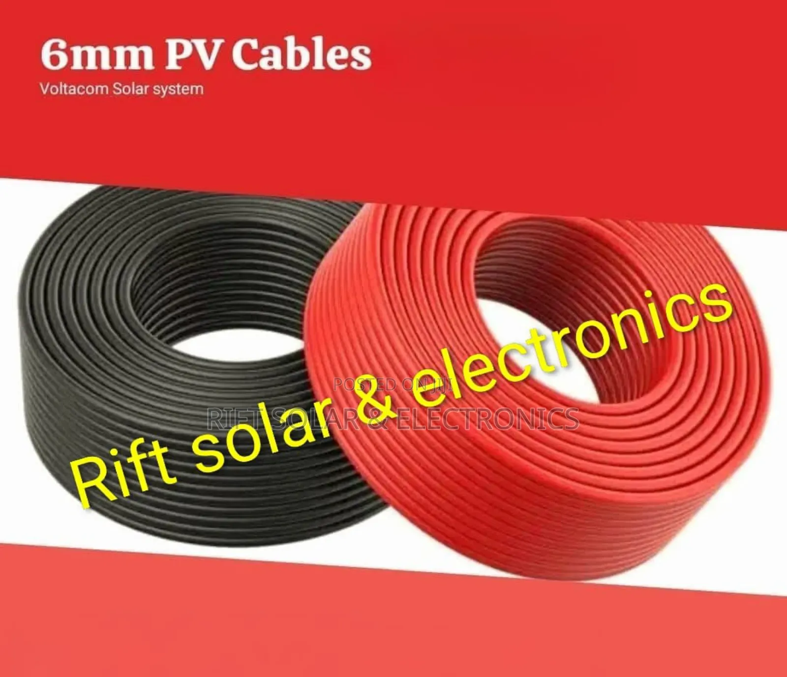 6mm Single Solar Auto Cable.