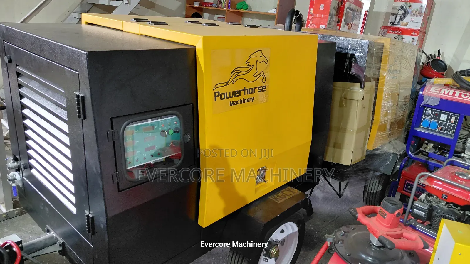 Commercial Diesel Air Compressor Silent and Heavy Duty.
