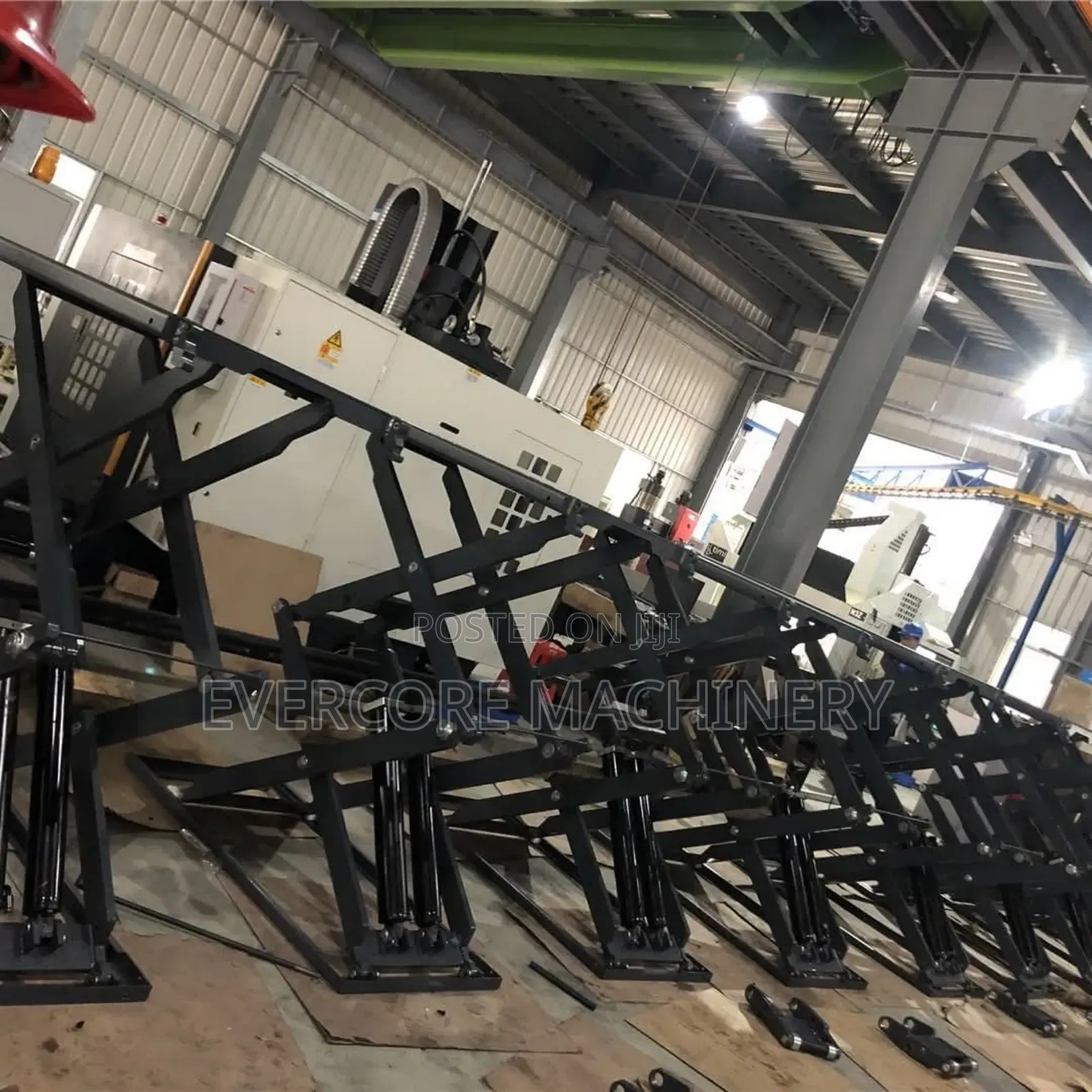 Heavy Duty 1.85metre Rise High Rise Scissor Lift Machine.