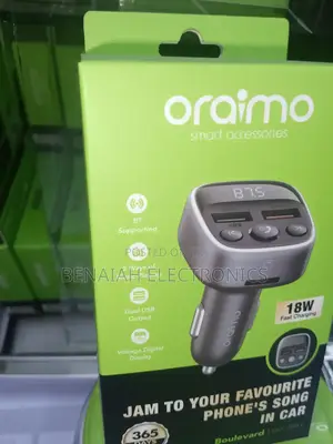 Oraimo Car Modulator With Mp3 Player