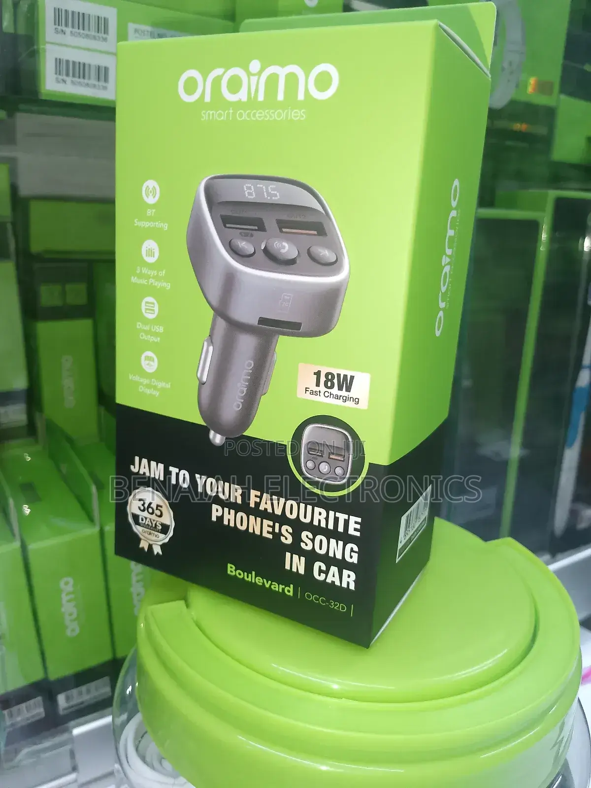 Car Modulator Bluetooth Support ,Dual Usb Ports