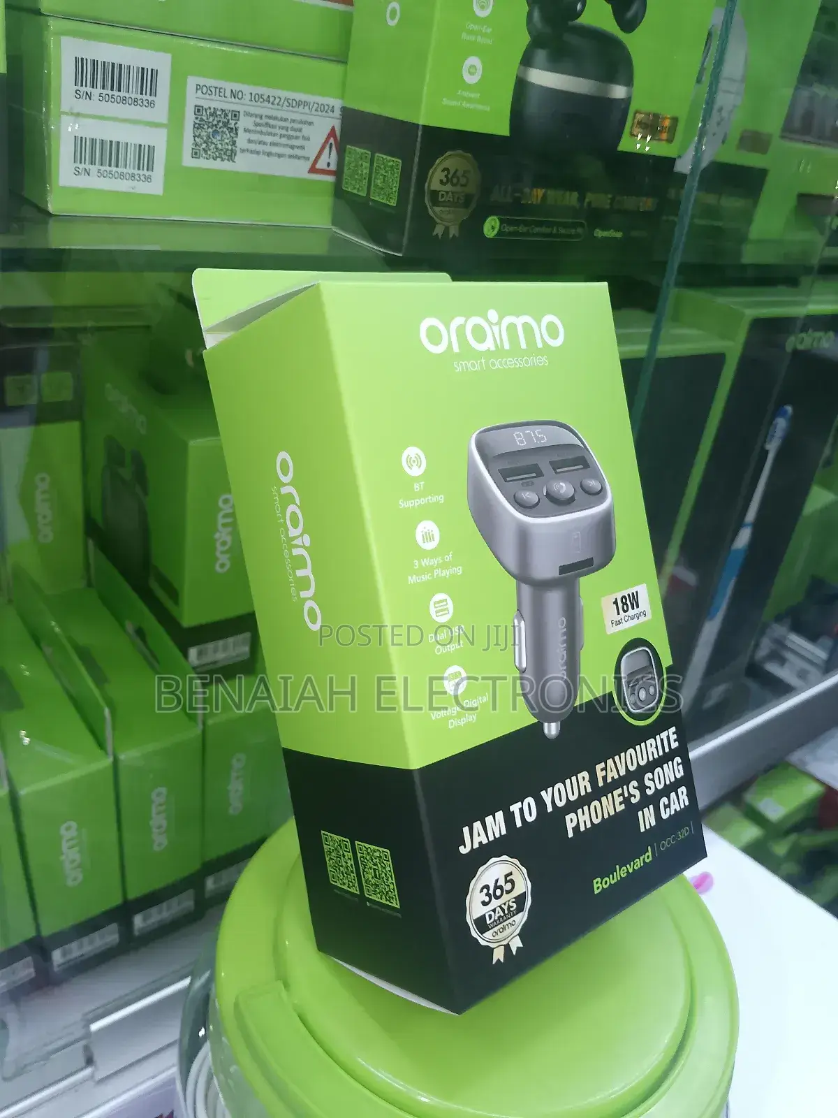 Car Modulator 18watts Fast Charging, Mp3 Player