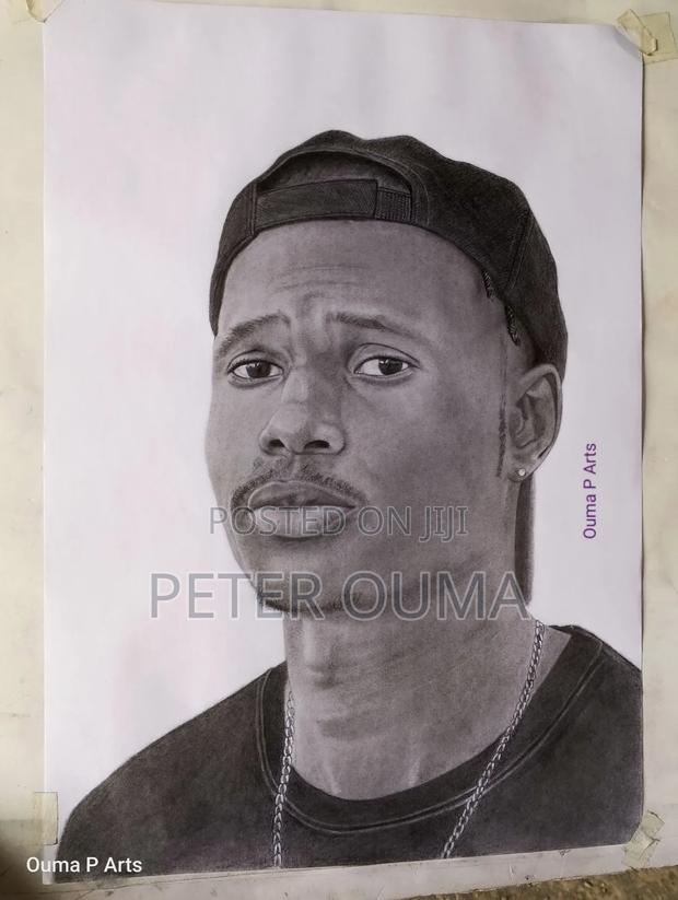 Artwork, Hand Drawn Portrait - main view