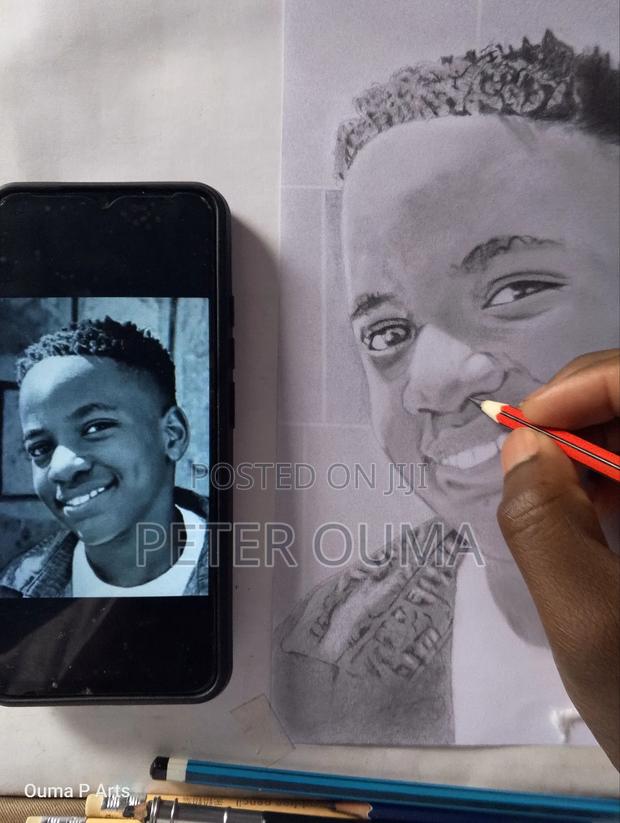 Artwork, Hand Drawn Portrait - thumbnail 9