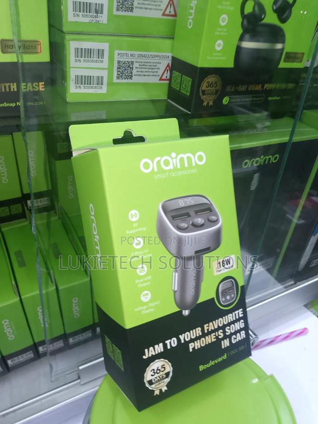 Car Modulator With Built-in Bluetooth ,Dual Usb Ports,18watt Output - thumbnail 2