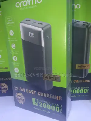 Power Bank 20000 Mah 22.5 Watt With Led Display