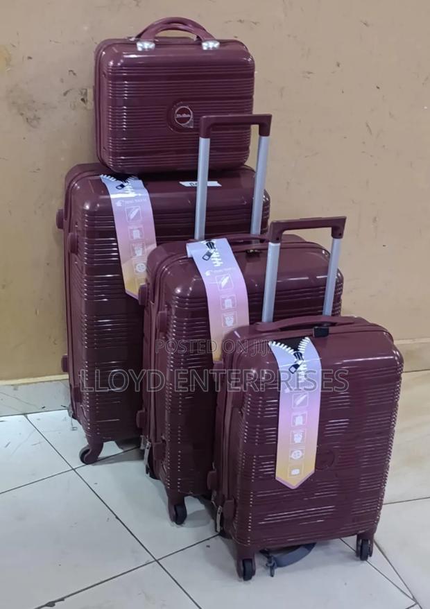 Unbreakable 4pcs Rubber Suitcases - main view