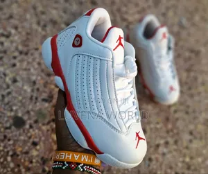 White Red Jordan 14